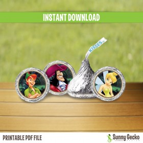 Peter Pan Party Kisses Stickers